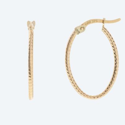 Creolen 375 Gelbgold