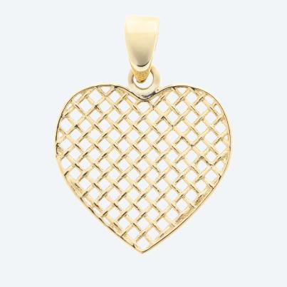 Herzanhänger 375 Gelbgold