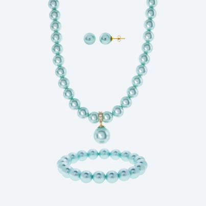 SET: 4-teilig MKPerle mint, Magnetverschluß