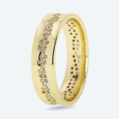 Ring 925 St. Silber vergoldet Zirkonia