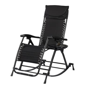 Variabler Schaukelstuhl schwarz