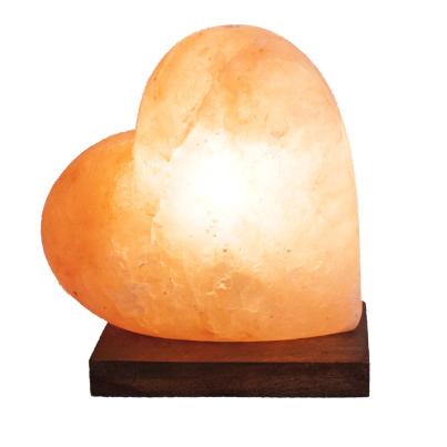 Salzkristall-Lampe Herz