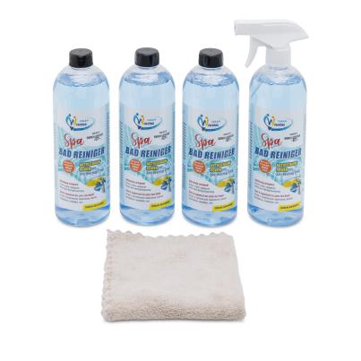 W&G 4 x 750ml Badreiniger + Tuch