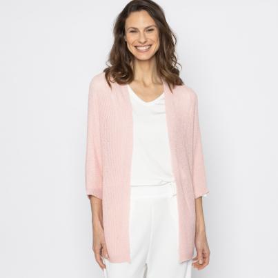 Signature Collection by Heike S. Strickjacke rosa