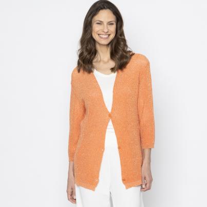 Signature Collection by H. S. Strickjacke orange