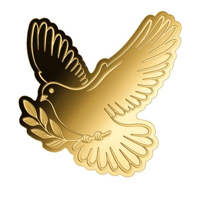 Shape-Münze "Friedenstaube" 1/1000 oz. Feingold