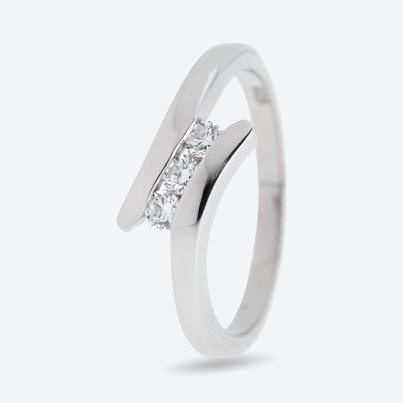 Christian Materne Ring 925 LG Brillanten