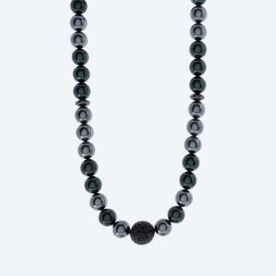 Christian Materne Collier Muschelkernperle Magnet