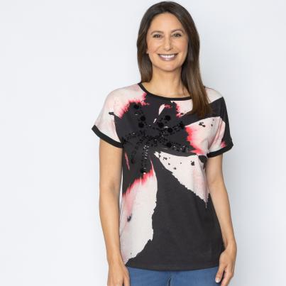 TRENDS by J. Leibfried Shirt schwarz