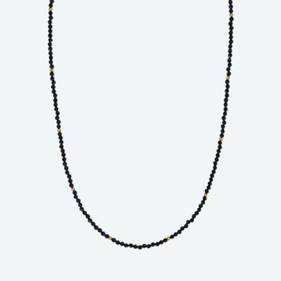 Collier 925 Silber vergoldet Spinell