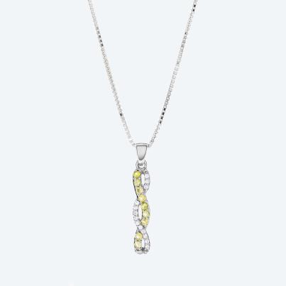 Anhänger mit Kette 925 Silber rhodiniert Pallavin
