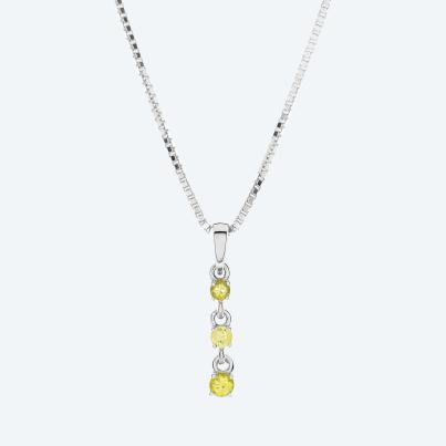 Anhänger mit Kette 925 Silber rhodiniert Pallavin