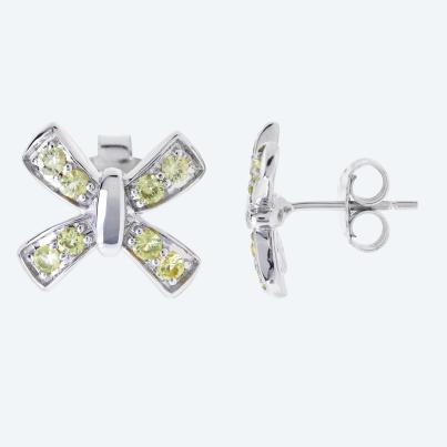Ohrstecker 925 Silber rhodiniert Pallavin