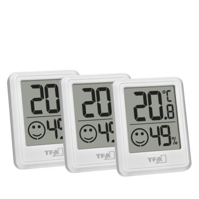 Digit. Thermo-Hygrometer 3er Set
