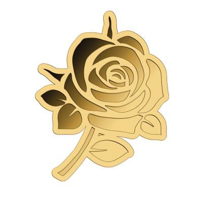 Shape-Münze "Rose" 1/200 oz. Feingold