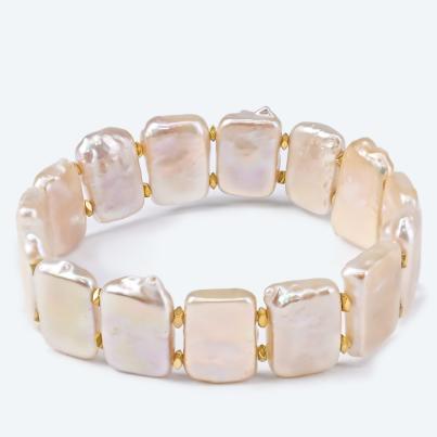 Armband Keshi Perlen
