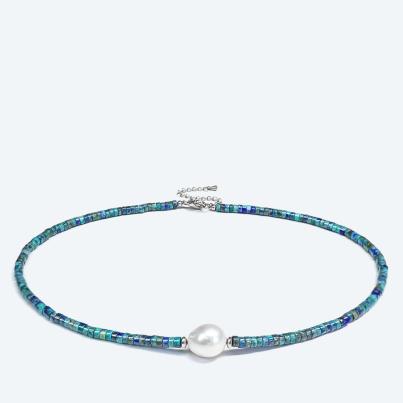Collier Edison Perle, Chrysokoll