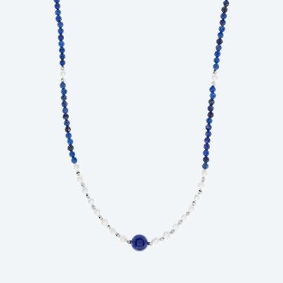 Collier Lapislazuli, Perlen