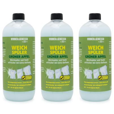 W&G Weichspüler 2 x 1 Liter Grüner Apfel