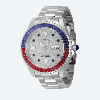 INVICTA Automatikuhr "Pro Diver" silberfaben