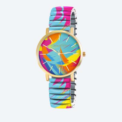 ChocoMoon Damenuhr "Neon Splash" Quarz
