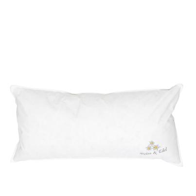 OBB Daunen-Kissen Weiß & Edel 40x80cm