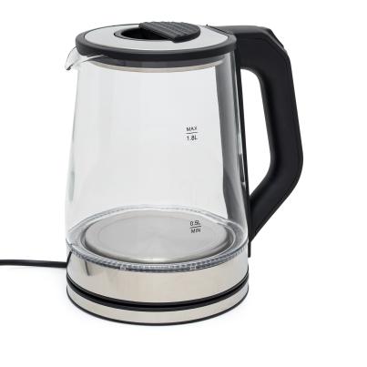 Glas-Wasserkocher mit LED 1,8l