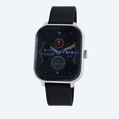 TimeTech Smartwatch, silber, Silikonband