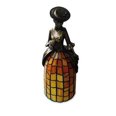 Tiffanystillampe Dame Barock