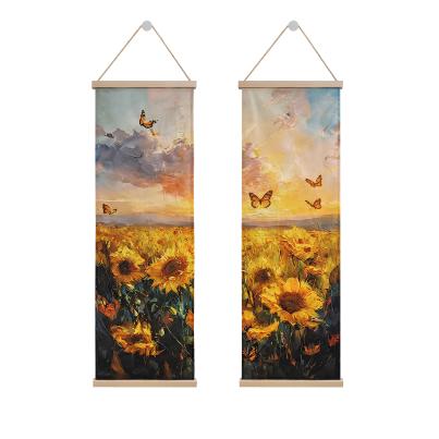LED-Wandbild 2er Set  Sonnenblumen