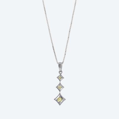 Anhänger mit Kette 925 rhodiniert Pallavin