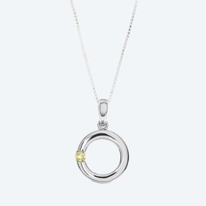 Anhänger mit Kette 925 rhodiniert Pallavin