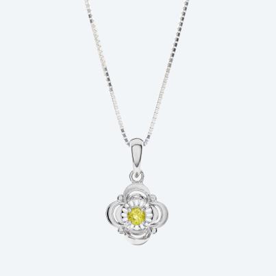 Anhänger mit Kette 925 rhodiniert Pallavin