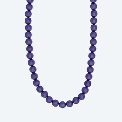 Collier Lucky Pearl lila Magnetverschluß