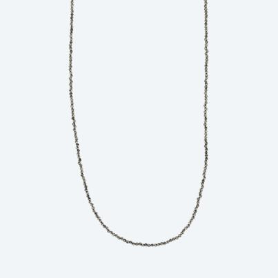 Christian Materne Collier Pyrit facettiert