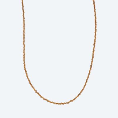 Christian Materne Collier Hessonit facettiert