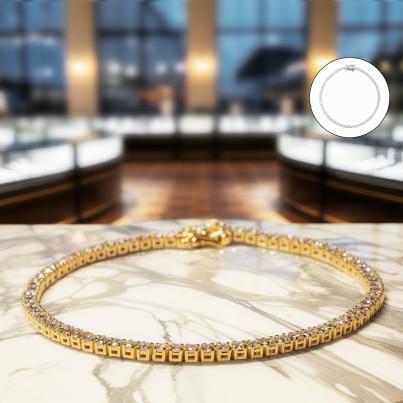 Christian Materne Armband 925 LG Brillanten