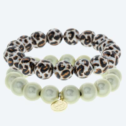 SET: 2x Armbänder Lucky Pearls