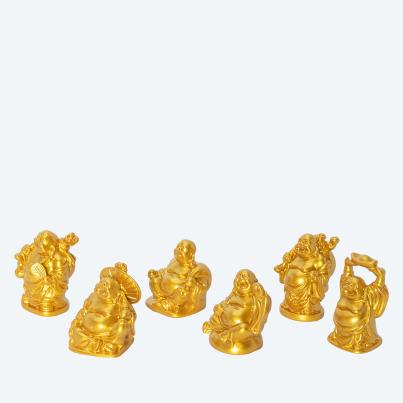 SET: 6x Buddha Resin