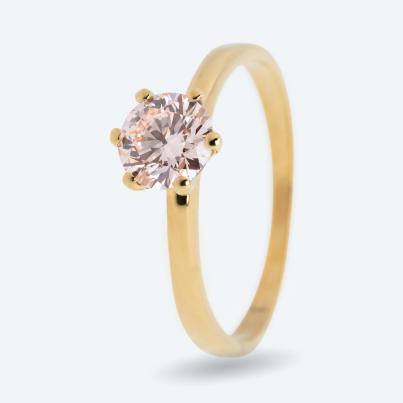 Christian Materne Ring 925 verg. LG Brillant pink