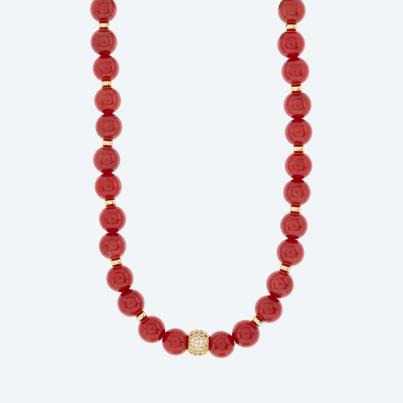 Christian Materne Collier Achat rot