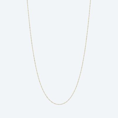 Singapurkette 375 Gelbgold ca. 50cm