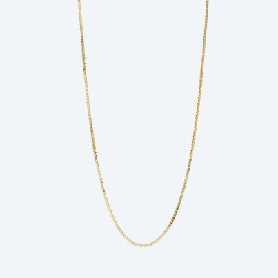 Venezianerkette 925 St. Silber vergoldet ca. 45cm