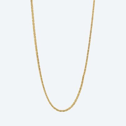 Königskette 925 St. Silber vergoldet ca. 55cm