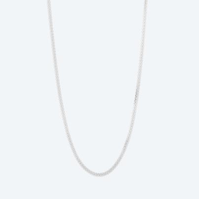Popcornkette 925 Sterling Silber ca. 45cm