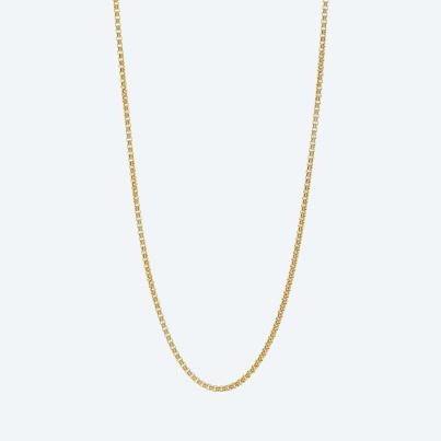 Venezianerkette 925 St. Silber vergoldet ca. 55cm