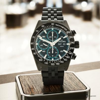 DELMA Herrenuhr "Montego Nightrider" Automatik