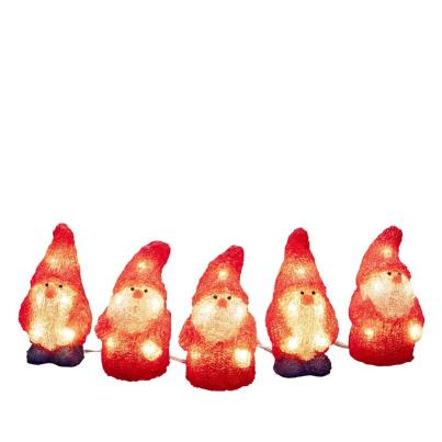 Beleuchtete Weihnachtsmänner Outdoor
