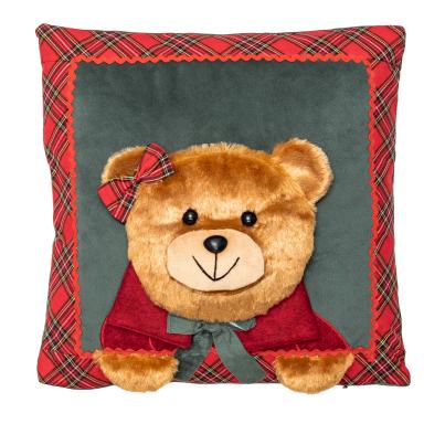 Kissen 3D-Teddybär mit Füllung