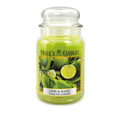 Price's Duftkerze Lime & Basil 630gr